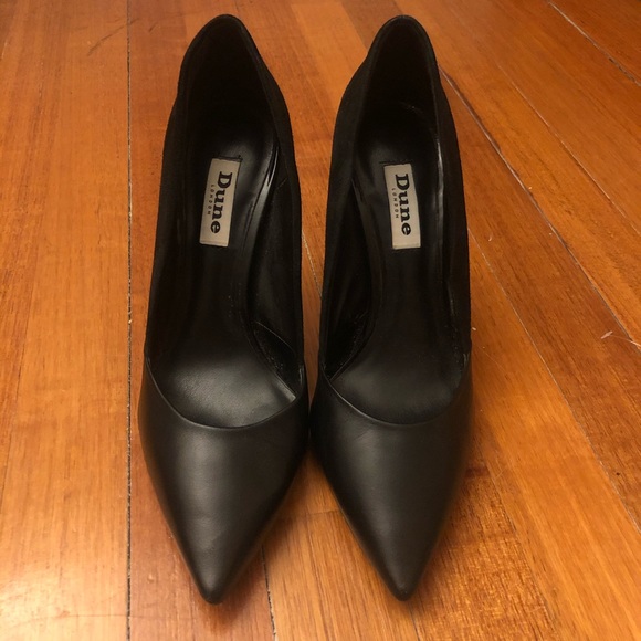 Dune London Suede + Leather High Heels - Picture 2 of 4